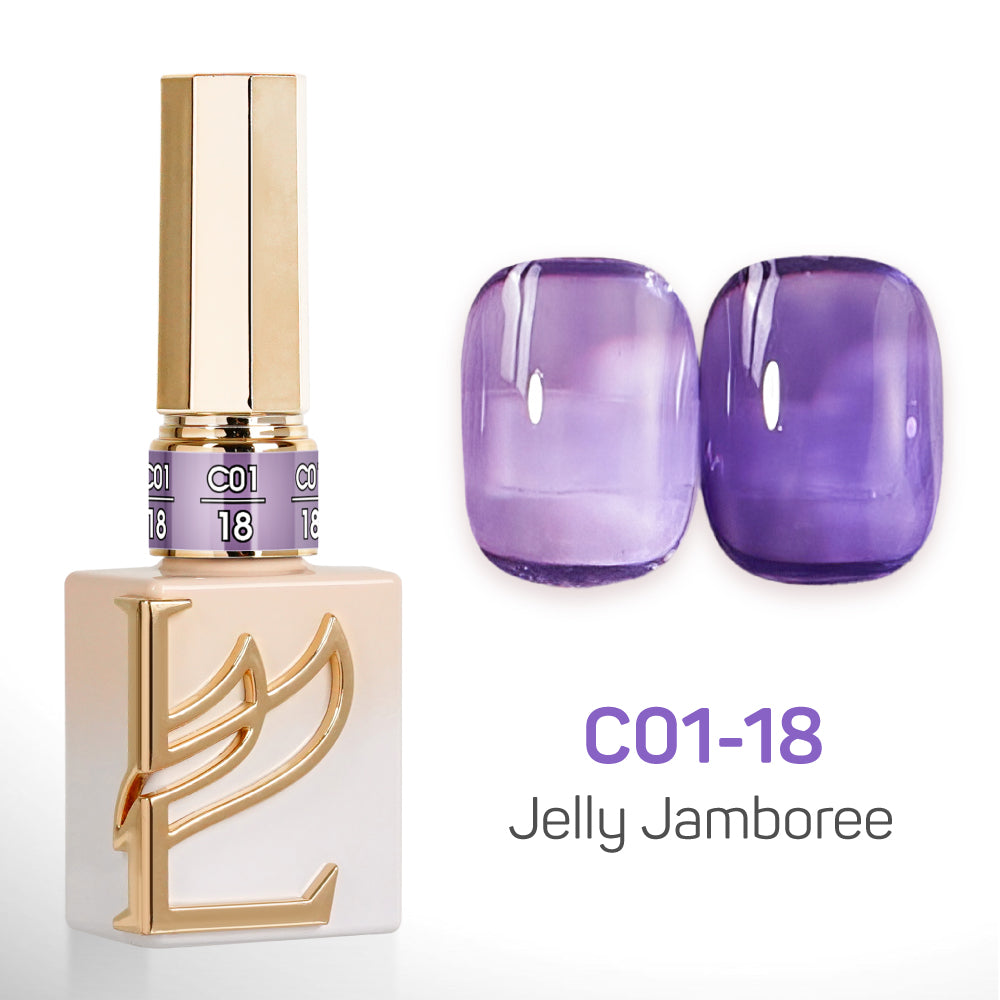 LAVIS C01 - 18 - Gel Polish 0.5 oz - Jelly Jamboree Collection