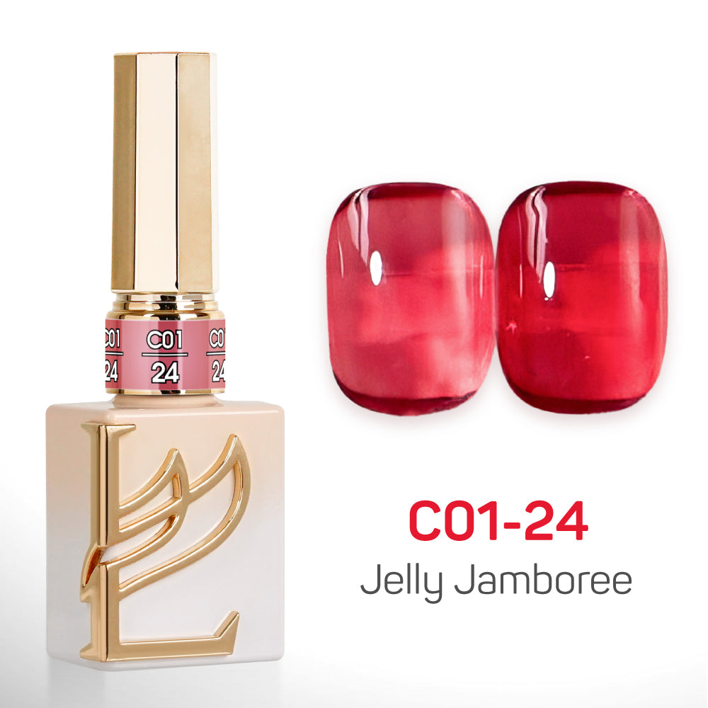 LAVIS C01 - 24 - Gel Polish 0.5 oz - Jelly Jamboree Collection