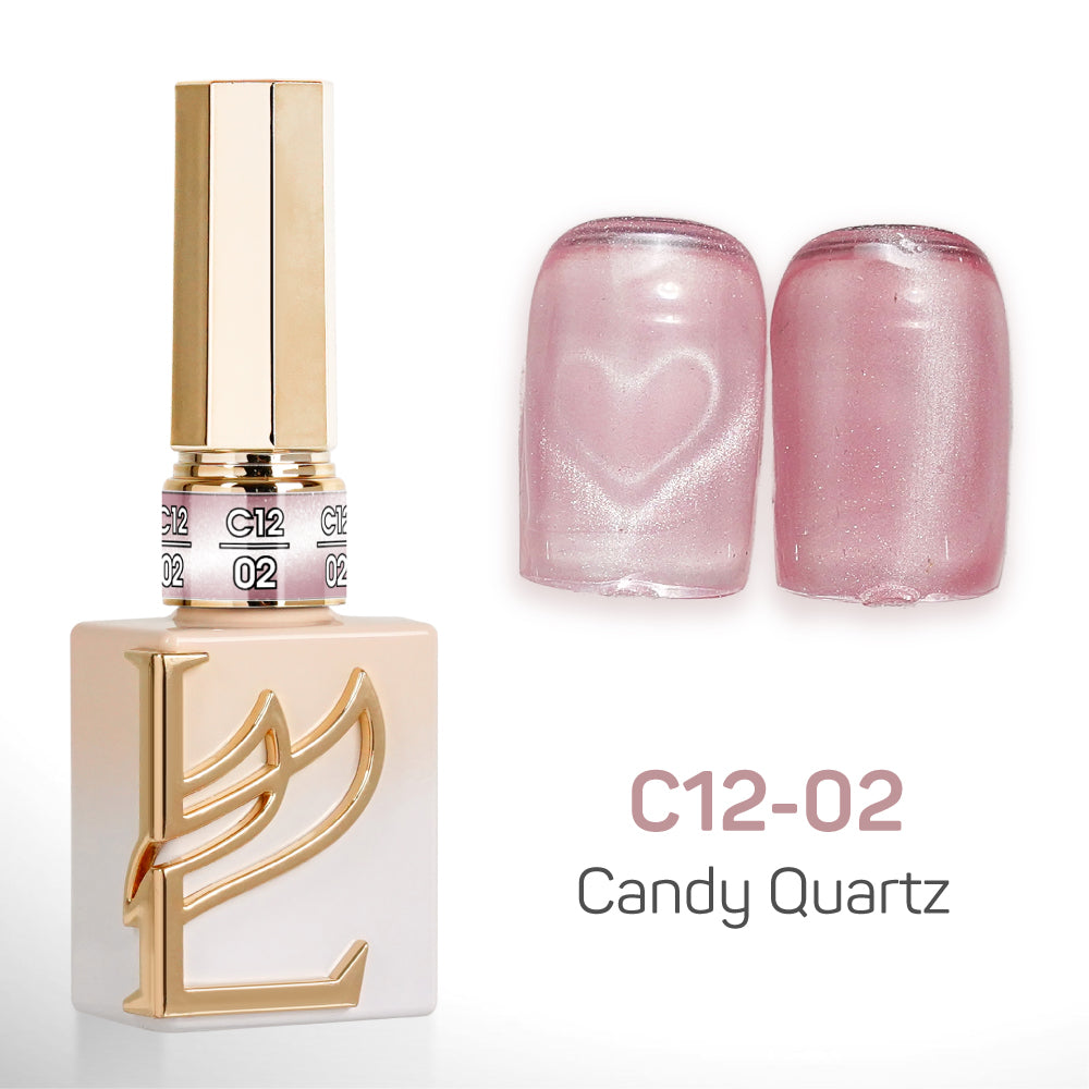 LAVIS Cat Eyes C12 - 02 - Gel Polish 0.5 oz - Candy Quartz Collection