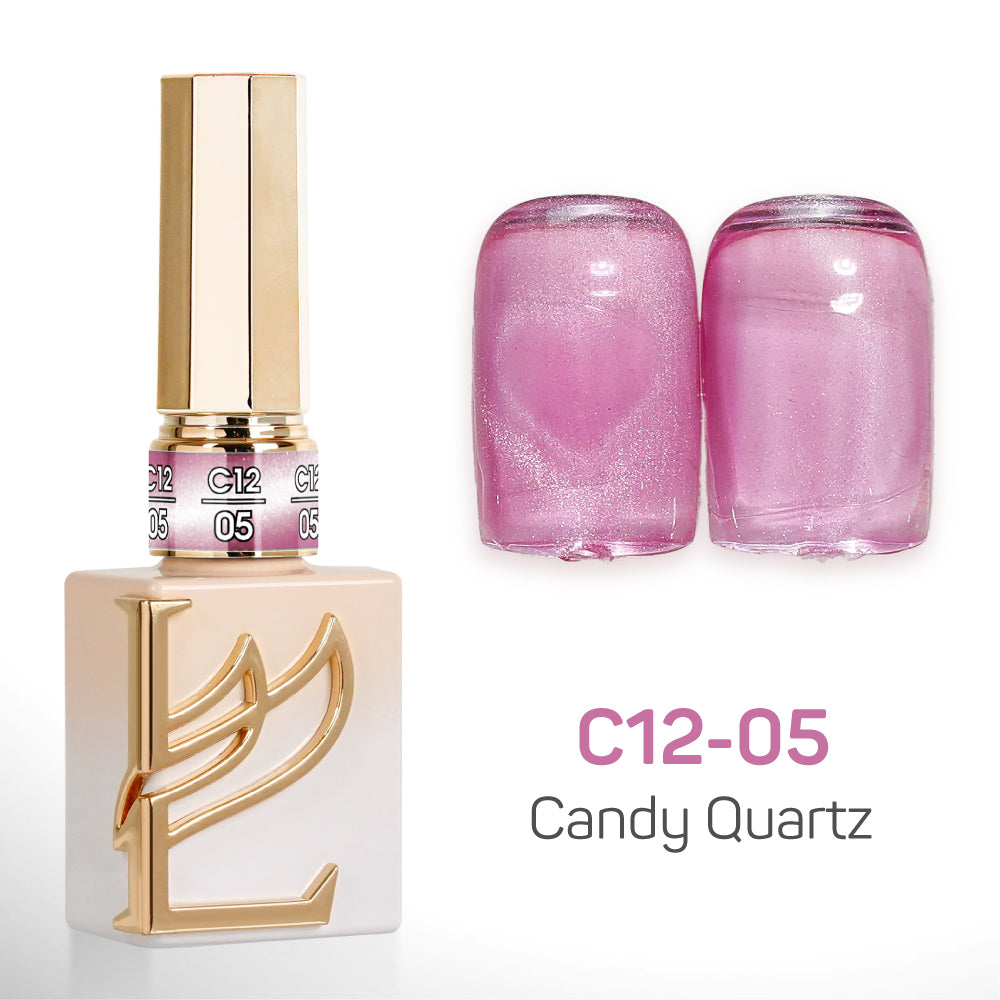 LAVIS Cat Eyes C12 - 05 - Gel Polish 0.5 oz - Candy Quartz Collection