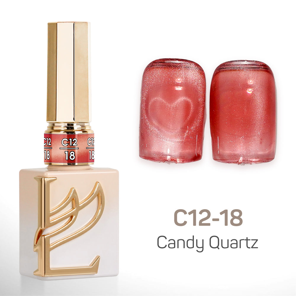 LAVIS Cat Eyes C12 - 18 - Gel Polish 0.5 oz - Candy Quartz Collection