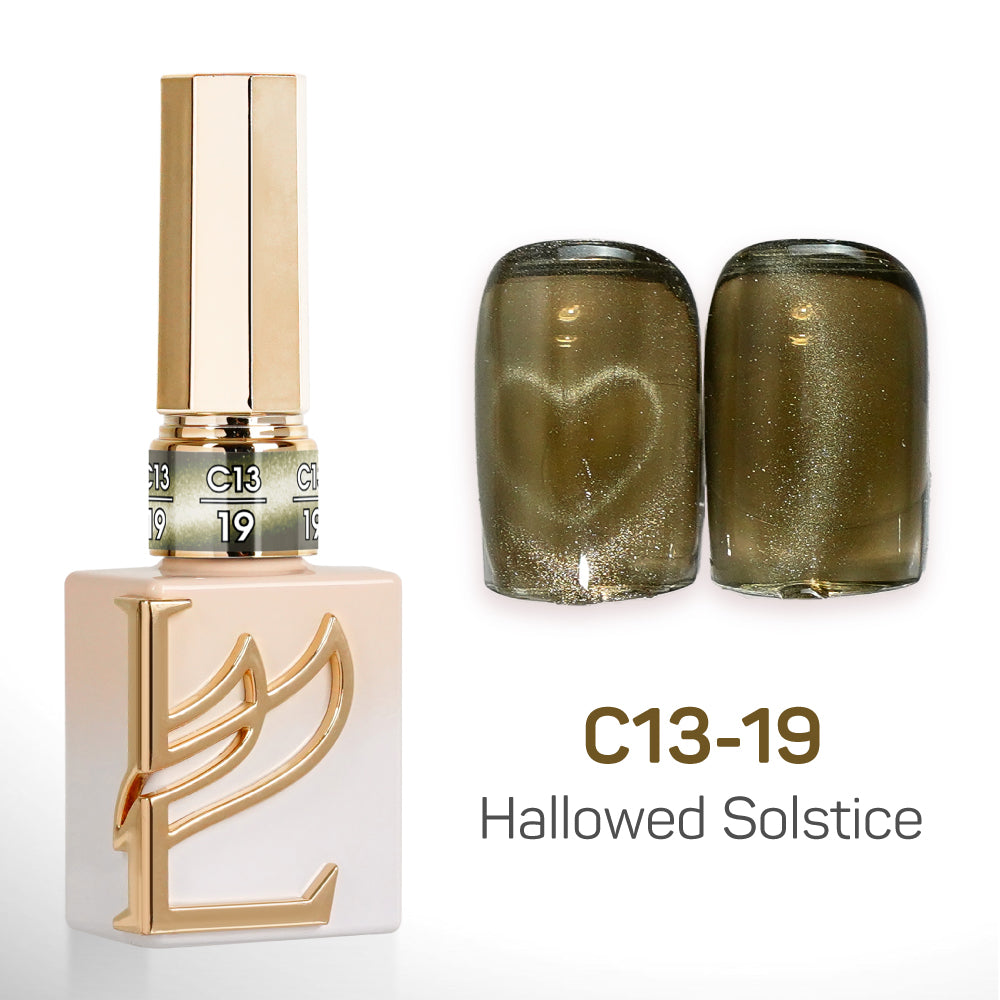 LAVIS Cat Eyes C13 - Set 24 Colors - Gel Polish 0.5 oz - Hallowed Solstice Collection