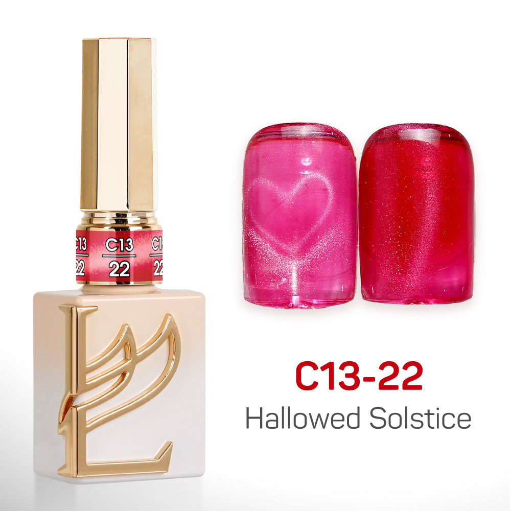 LAVIS Cat Eyes C13 - Set 24 Colors - Gel Polish 0.5 oz - Hallowed Solstice Collection