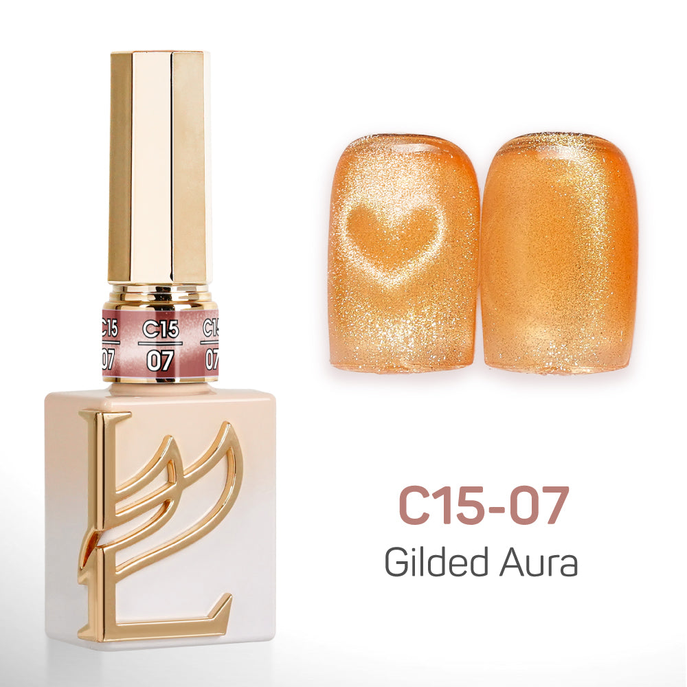 LAVIS Cat Eyes C15 - 07 - Gel Polish 0.5 oz - Gilded Aura Collection