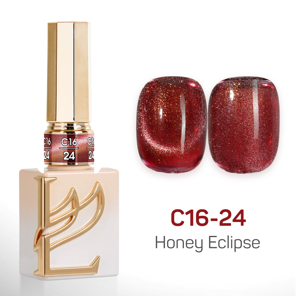 LAVIS Cat Eyes C16 - 24 - Gel Polish 0.5 oz - Honey Eclipse Collection