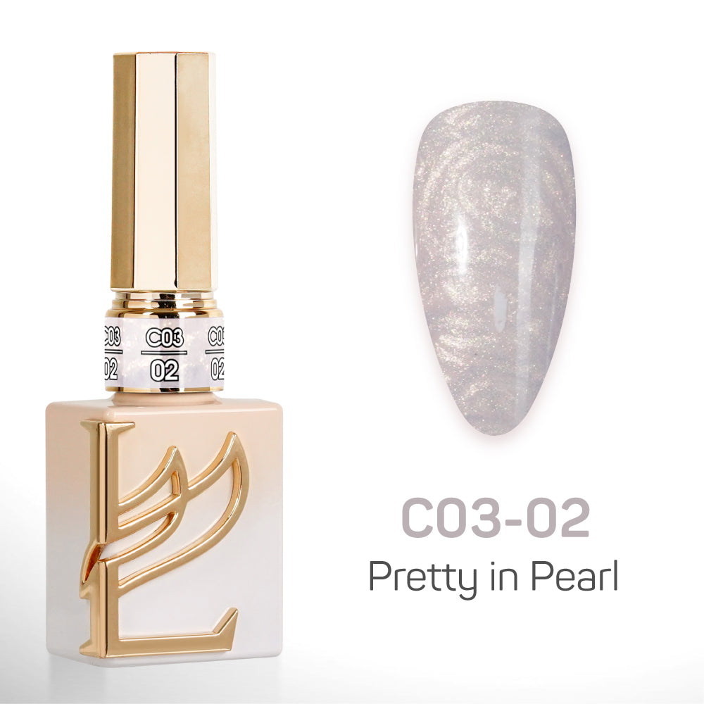 LAVIS C03 - 02 - Gel Polish 0.5 oz - Pretty in Pearl Collection