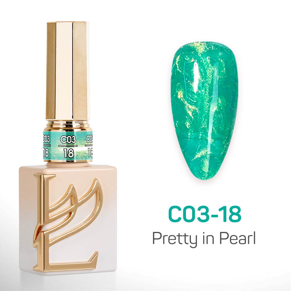LAVIS C03 - 18 - Gel Polish 0.5 oz - Pretty in Pearl Collection