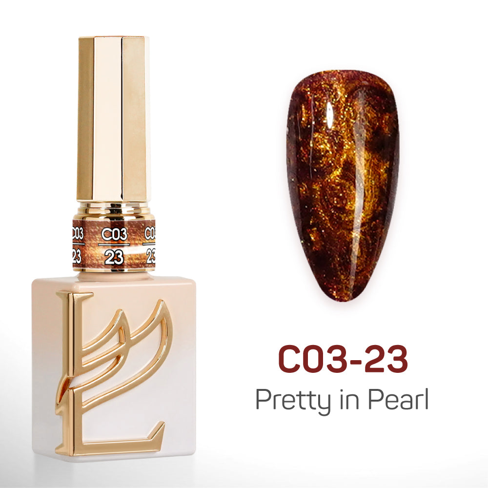 LAVIS C03 - 23 - Gel Polish 0.5 oz - Pretty in Pearl Collection