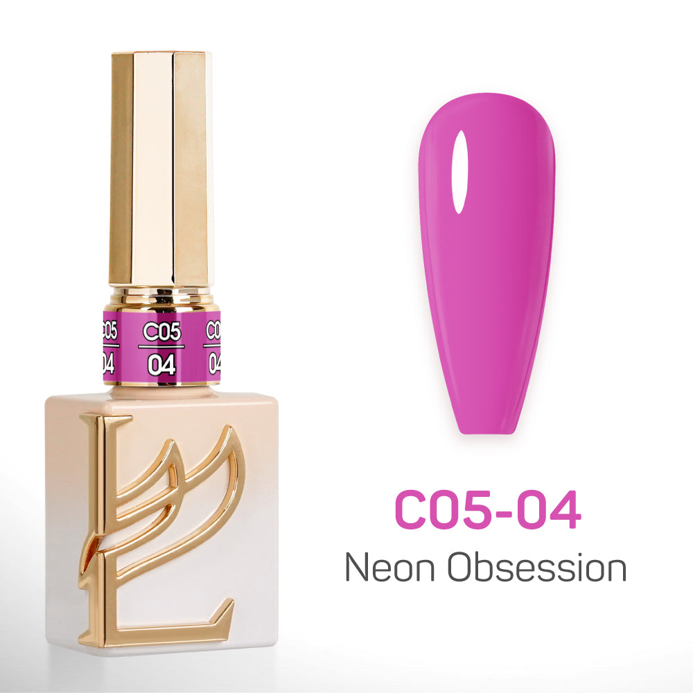 LAVIS C05 - Set 24 Colors - Gel Polish 0.5 oz - Neon Obsession Collection