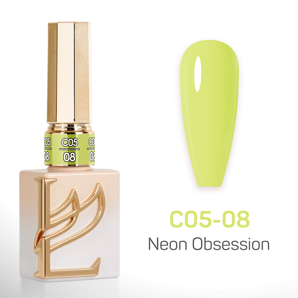 LAVIS C05 - Set 24 Colors - Gel Polish 0.5 oz - Neon Obsession Collection