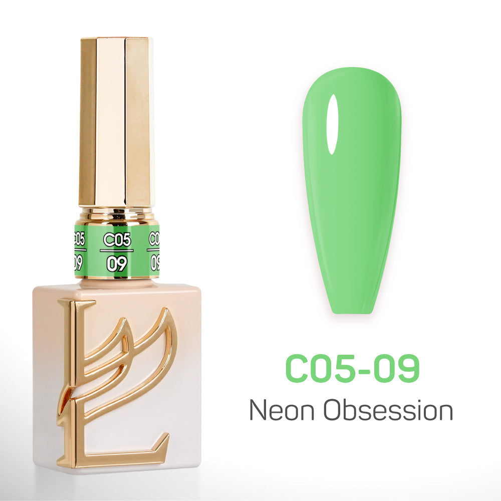 LAVIS C05 - Set 24 Colors - Gel Polish 0.5 oz - Neon Obsession Collection