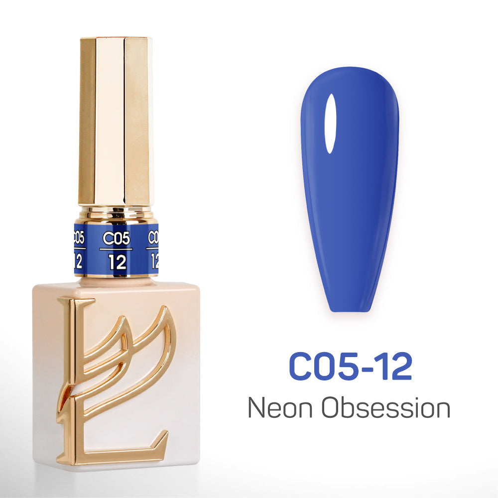 LAVIS C05 - Set 24 Colors - Gel Polish 0.5 oz - Neon Obsession Collection