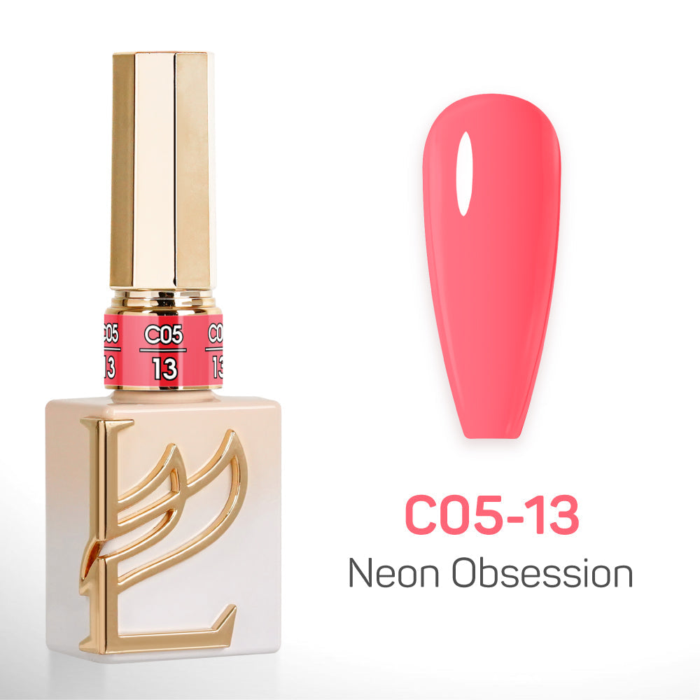 LAVIS C05 - Set 24 Colors - Gel Polish 0.5 oz - Neon Obsession Collection