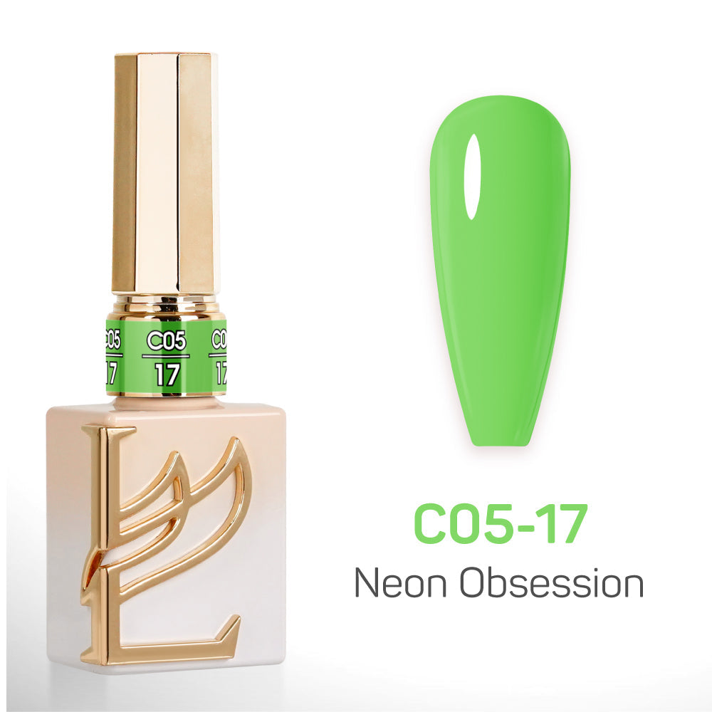 LAVIS C05 - Set 24 Colors - Gel Polish 0.5 oz - Neon Obsession Collection