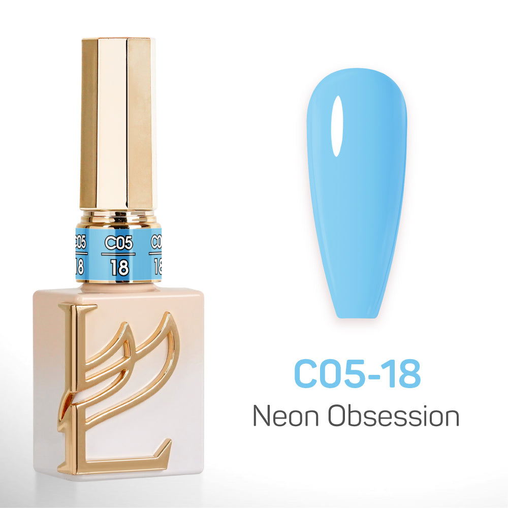 LAVIS C05 - Set 24 Colors - Gel Polish 0.5 oz - Neon Obsession Collection