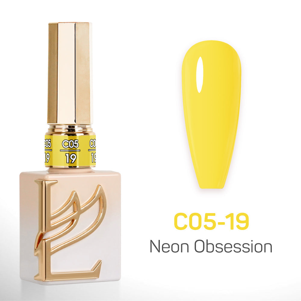 LAVIS C05 - Set 24 Colors - Gel Polish 0.5 oz - Neon Obsession Collection