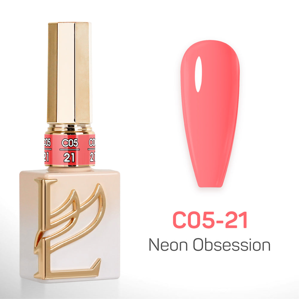 LAVIS C05 - Set 24 Colors - Gel Polish 0.5 oz - Neon Obsession Collection