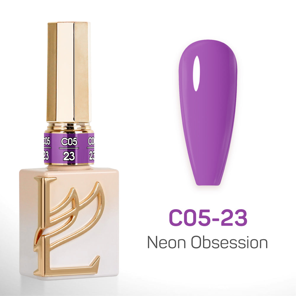 LAVIS C05 - Set 24 Colors - Gel Polish 0.5 oz - Neon Obsession Collection
