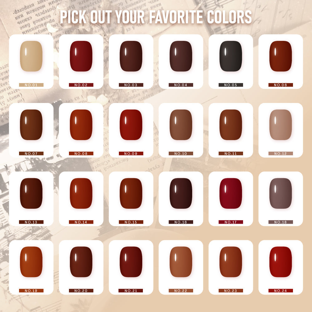 LAVIS C06 - 03 - Gel Polish 0.5 oz - Maple & Mocha Collection