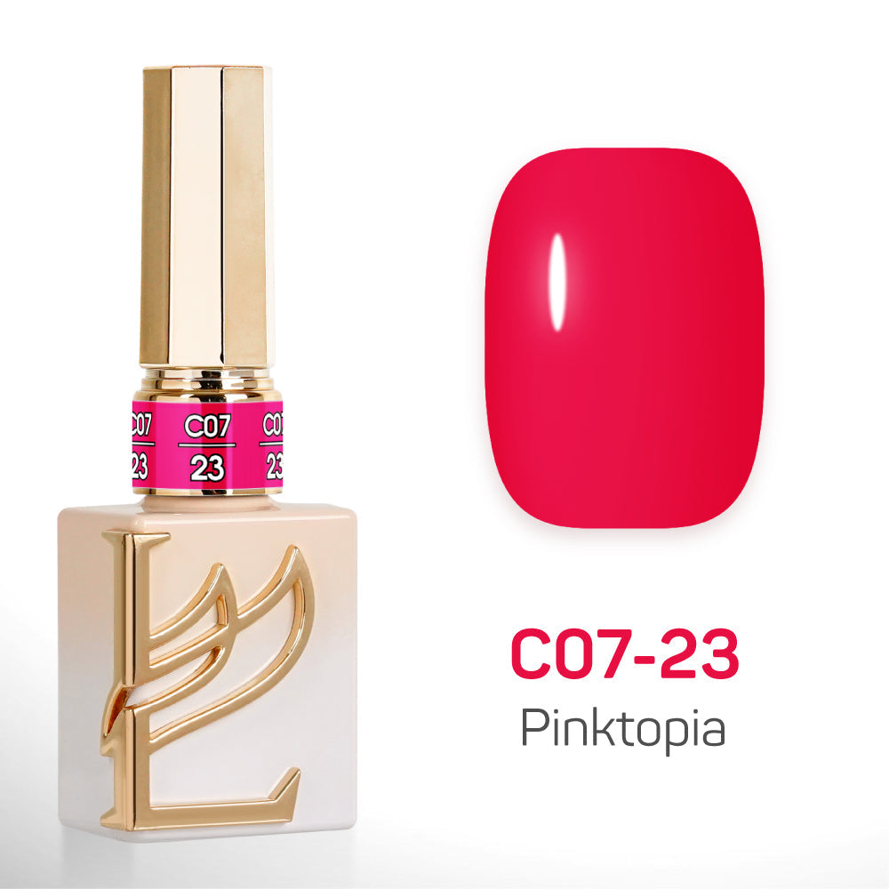 LAVIS C07 - Set 24 Colors - Gel Polish 0.5 oz - Pinktopia Collection