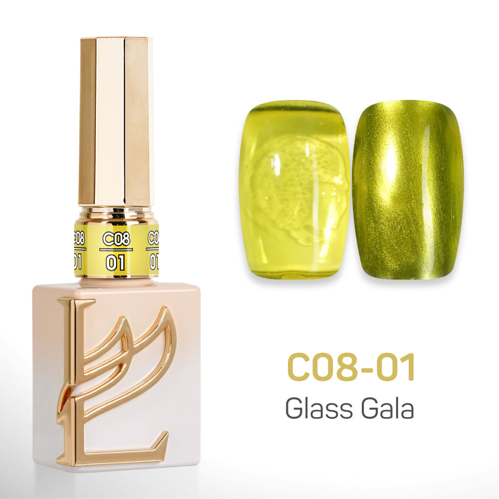 LAVIS C08 - 24 - Gel Polish 0.5 oz - Glass Gala Collection