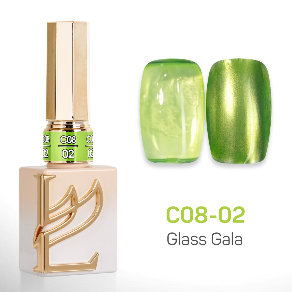 LAVIS C08 - 24 - Gel Polish 0.5 oz - Glass Gala Collection