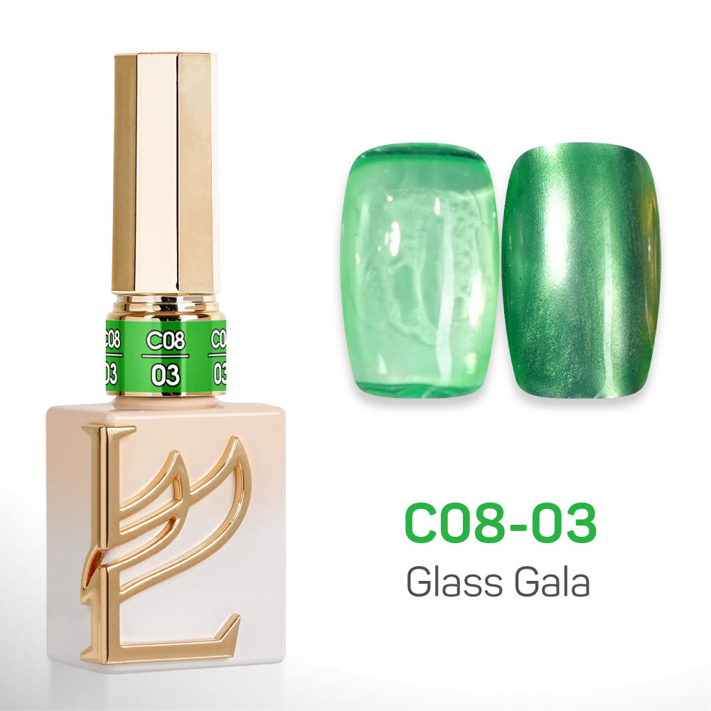 LAVIS C08 - 24 - Gel Polish 0.5 oz - Glass Gala Collection