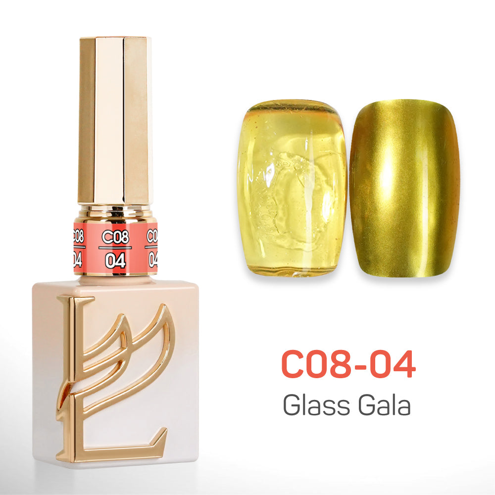 LAVIS C08 - 04 - Gel Polish 0.5 oz - Glass Gala Collection