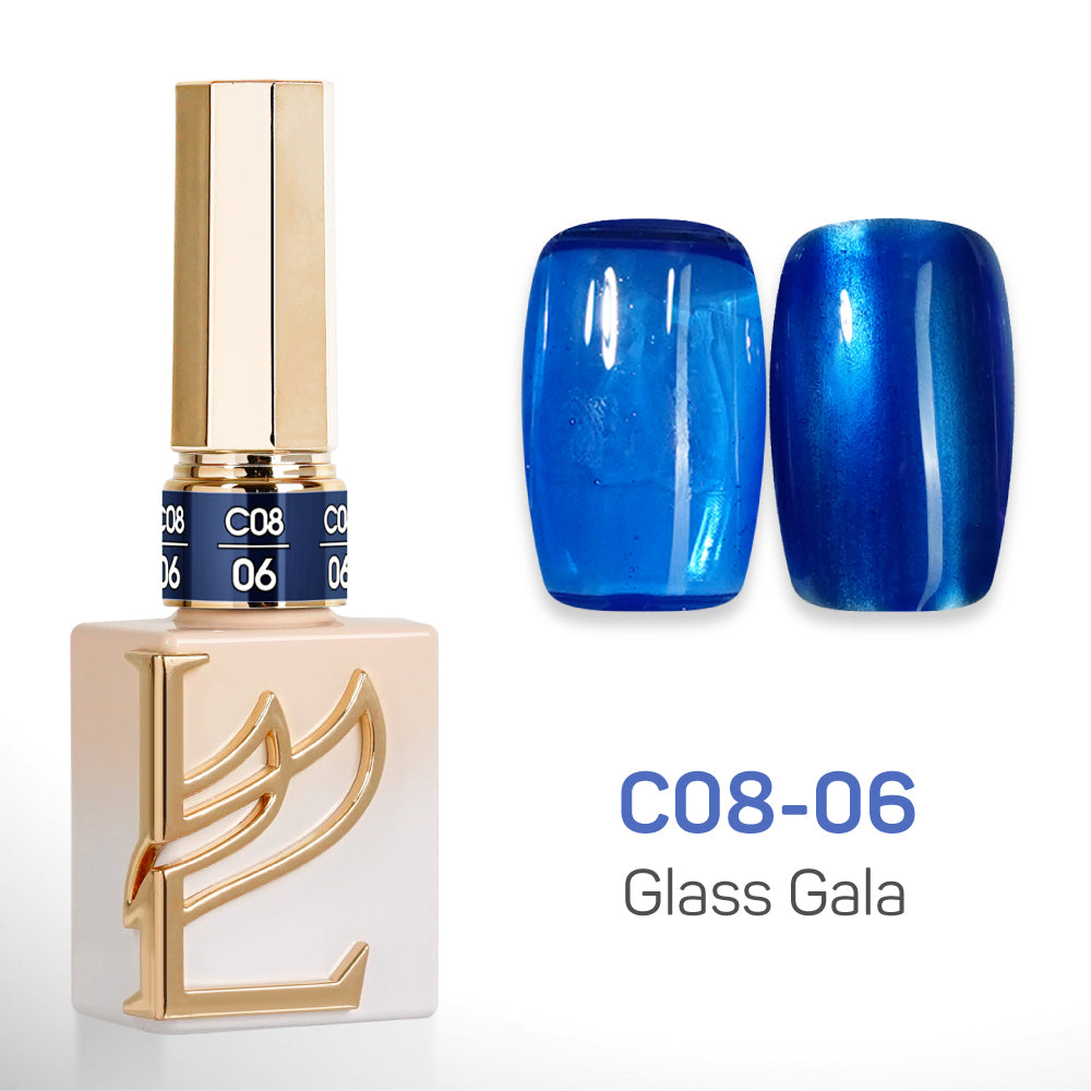 LAVIS C08 - 24 - Gel Polish 0.5 oz - Glass Gala Collection