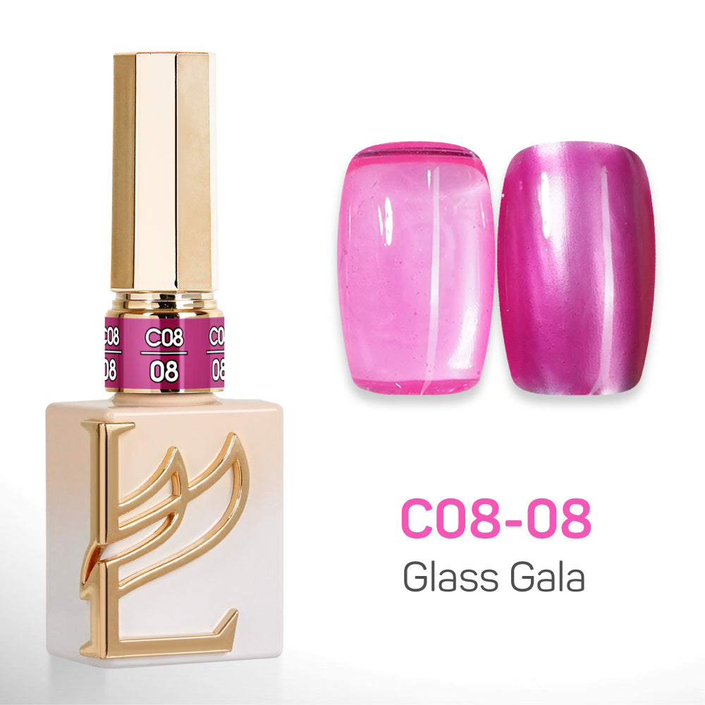 LAVIS C08 - 24 - Gel Polish 0.5 oz - Glass Gala Collection