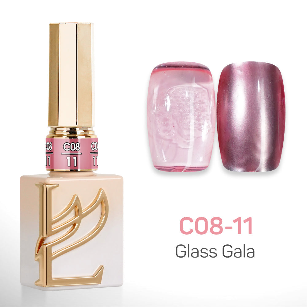 LAVIS C08 - 24 - Gel Polish 0.5 oz - Glass Gala Collection