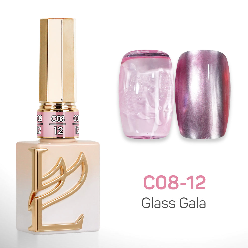 LAVIS C08 - 24 - Gel Polish 0.5 oz - Glass Gala Collection