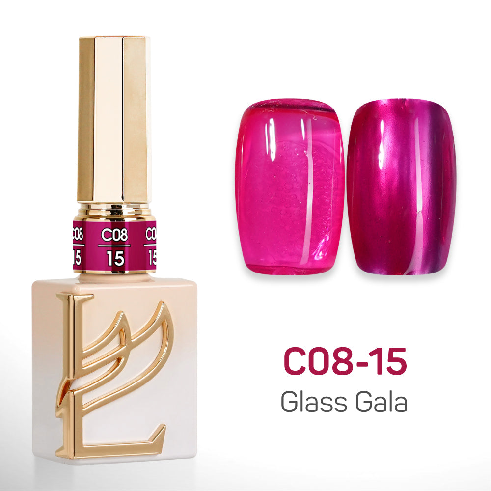 LAVIS C08 - 24 - Gel Polish 0.5 oz - Glass Gala Collection