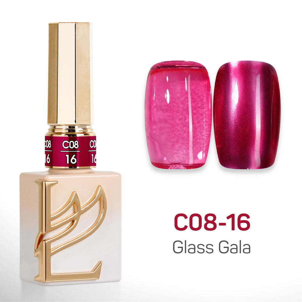 LAVIS C08 - 24 - Gel Polish 0.5 oz - Glass Gala Collection
