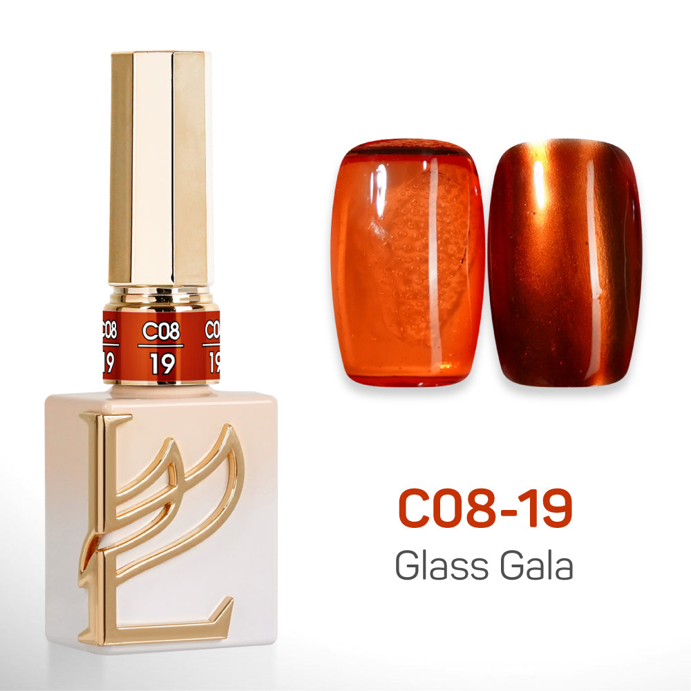 LAVIS C08 - 24 - Gel Polish 0.5 oz - Glass Gala Collection