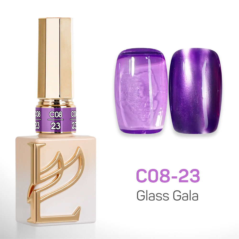 LAVIS C08 - 24 - Gel Polish 0.5 oz - Glass Gala Collection