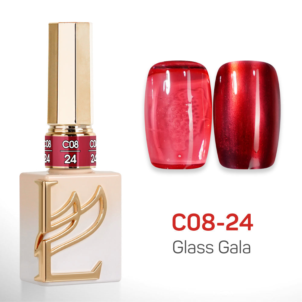 LAVIS C08 - 24 - Gel Polish 0.5 oz - Glass Gala Collection