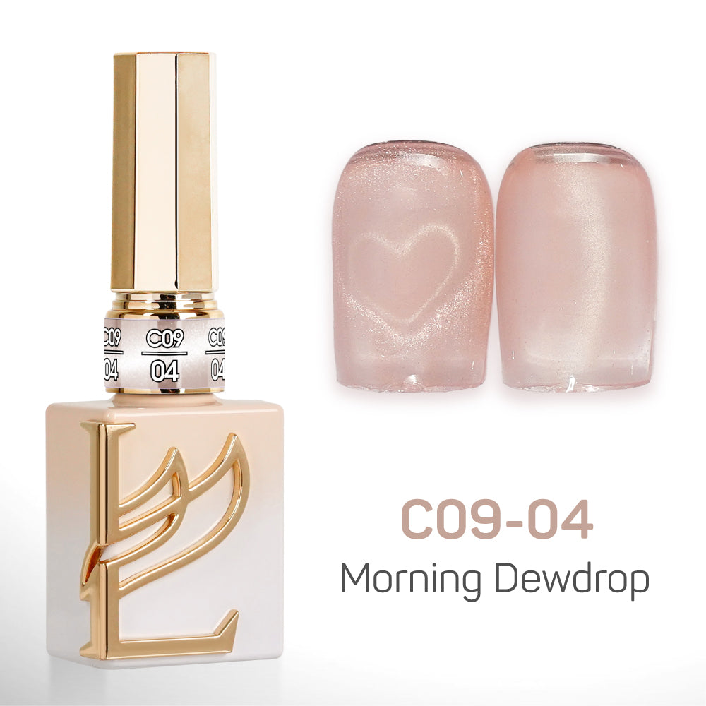 LAVIS Cat Eyes C09 - Set 24 Colors - Gel Polish 0.5 oz - Morning Dewdrop Collection