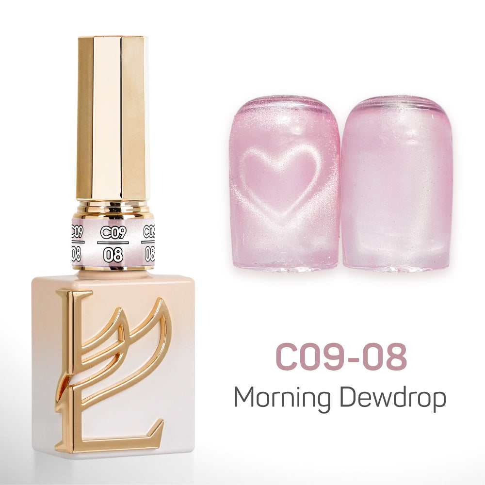 LAVIS Cat Eyes C09 - Set 24 Colors - Gel Polish 0.5 oz - Morning Dewdrop Collection