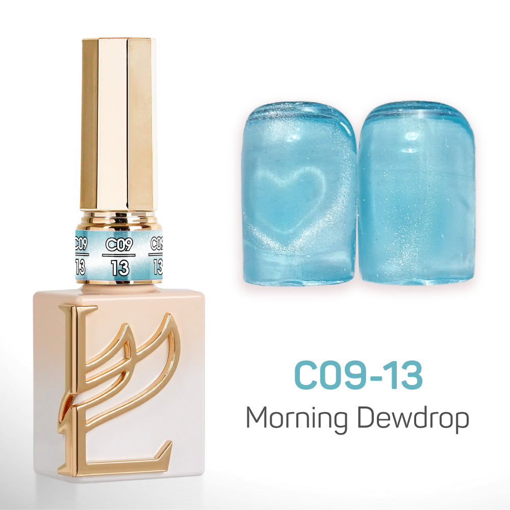 LAVIS Cat Eyes C09 - Set 24 Colors - Gel Polish 0.5 oz - Morning Dewdrop Collection