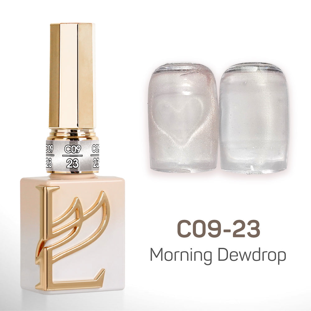 LAVIS Cat Eyes C09 - Set 24 Colors - Gel Polish 0.5 oz - Morning Dewdrop Collection