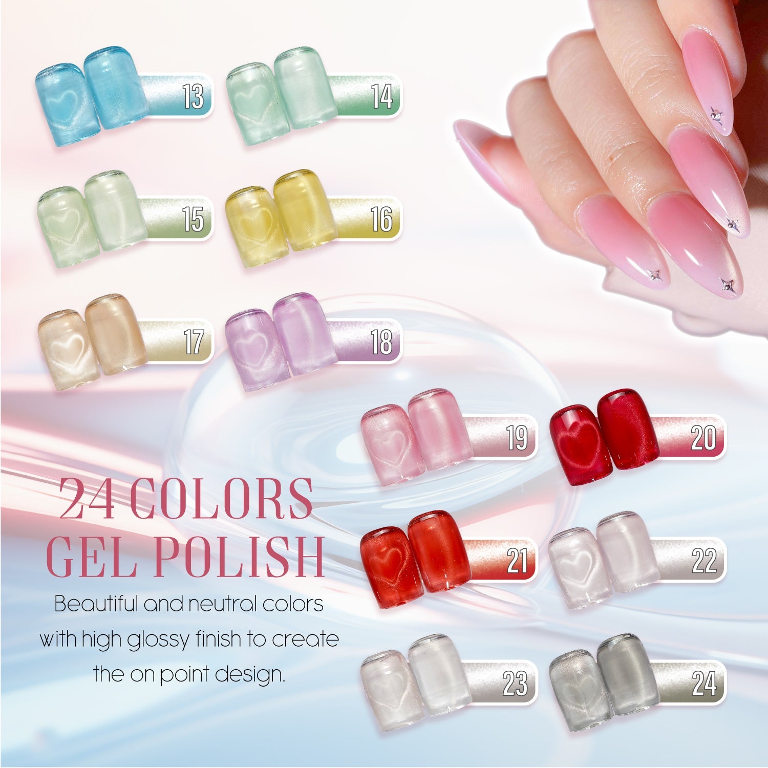 LAVIS Cat Eyes C09 - 21 - Gel Polish 0.5 oz - Morning Dewdrop Collection