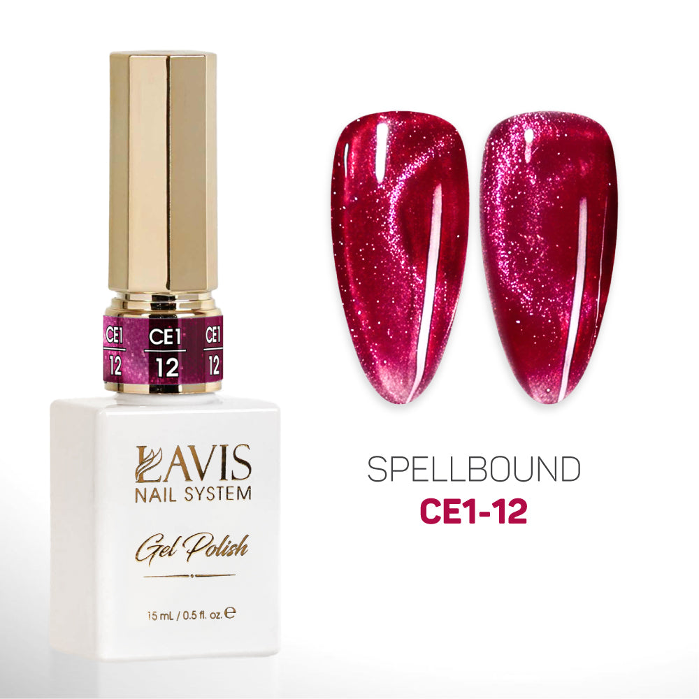 LAVIS Cat Eyes CE1 (Ver 2) - 12 - Gel Polish 0.5 oz - Spellbound Collection