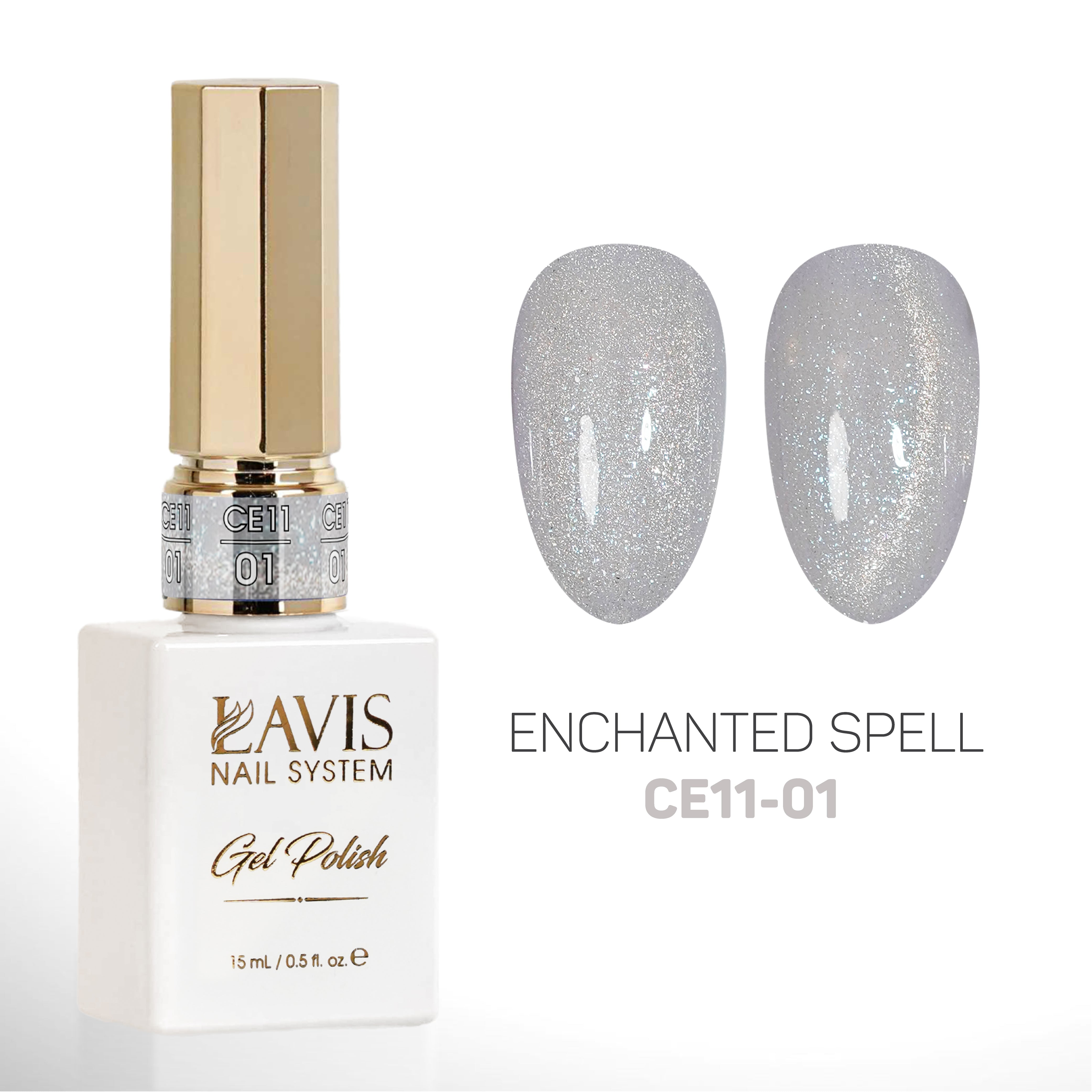 LAVIS Cat Eyes CE11 - 01 - Gel Polish 0.5 oz -  Enchanted Spell Collection