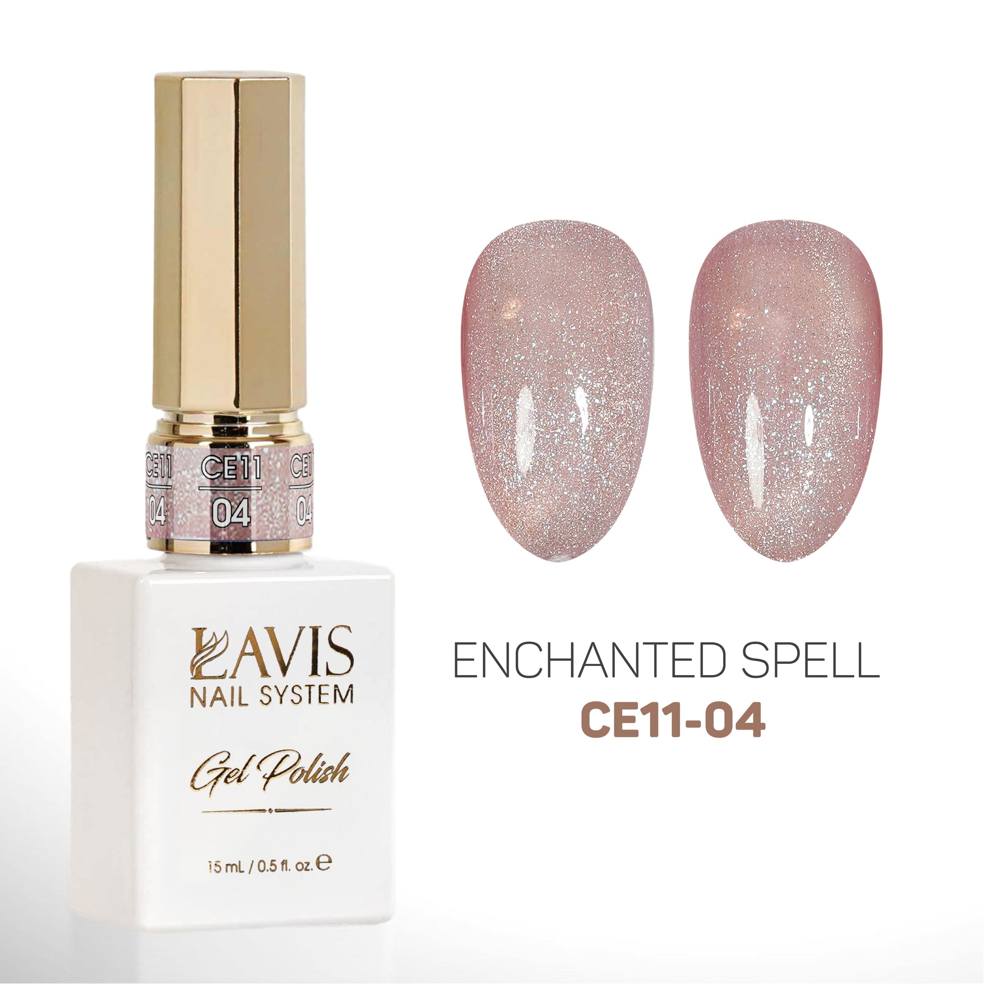 LAVIS Cat Eyes CE11 - 04 - Gel Polish 0.5 oz -  Enchanted Spell Collection