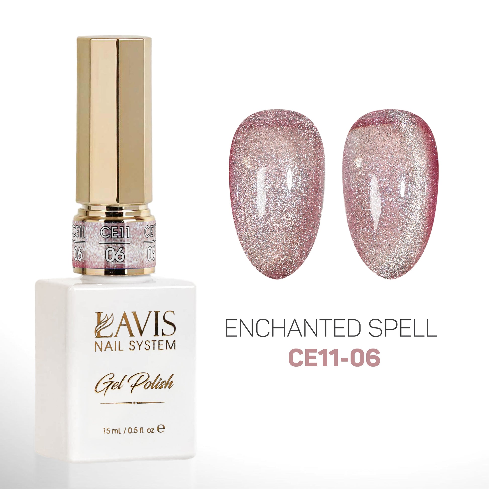LAVIS Cat Eyes CE11 - 06 - Gel Polish 0.5 oz -  Enchanted Spell Collection