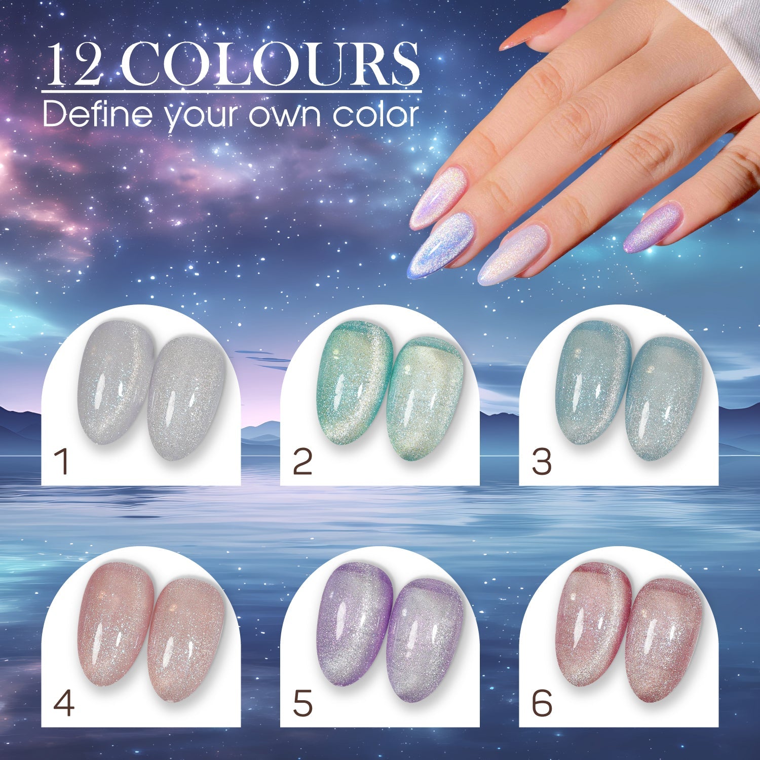 LAVIS Cat Eyes CE11 - 01 - Gel Polish 0.5 oz -  Enchanted Spell Collection
