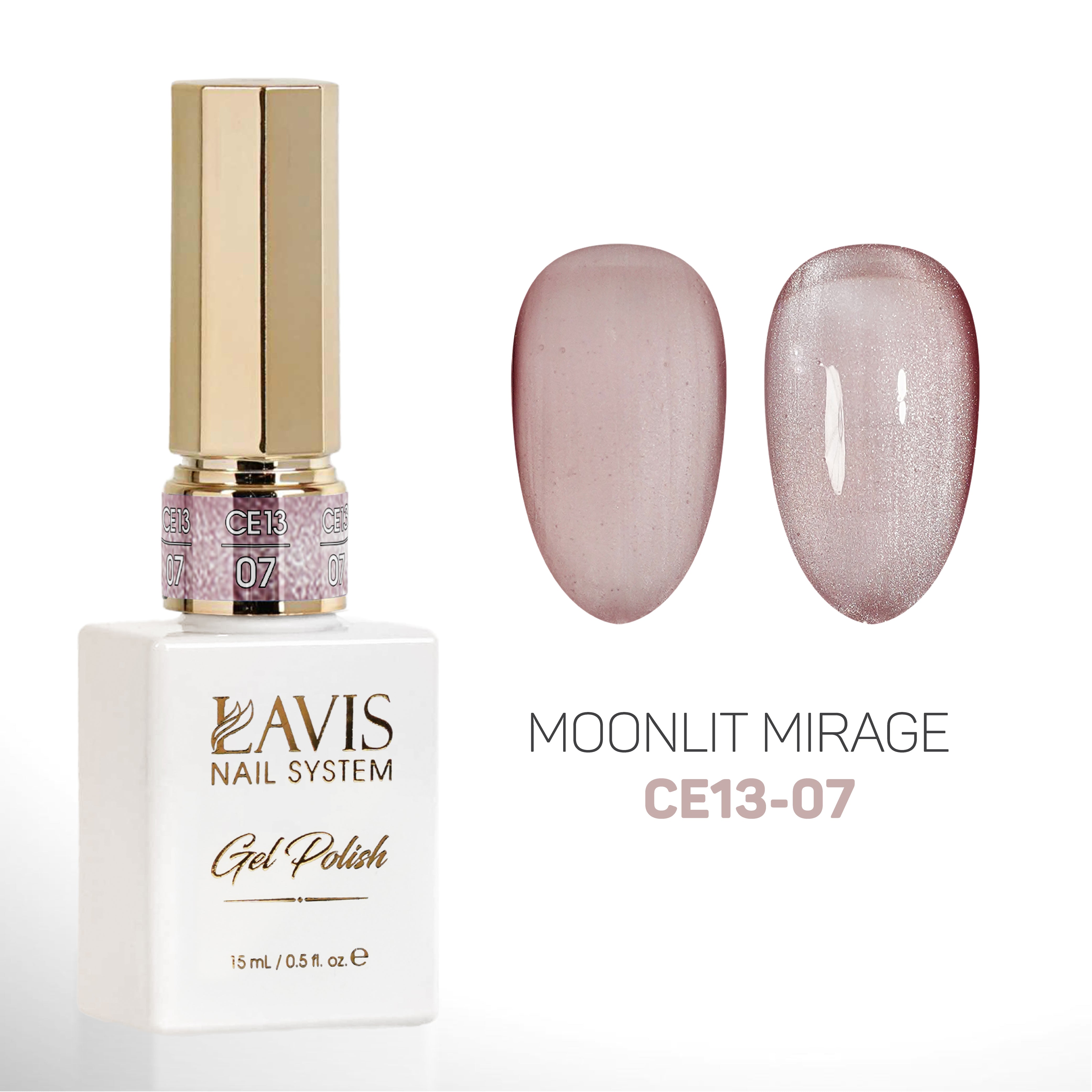 LAVIS Cat Eyes CE13 (Ver2) - 07 - Gel Polish 0.5 oz - Moonlit Mirage Collection