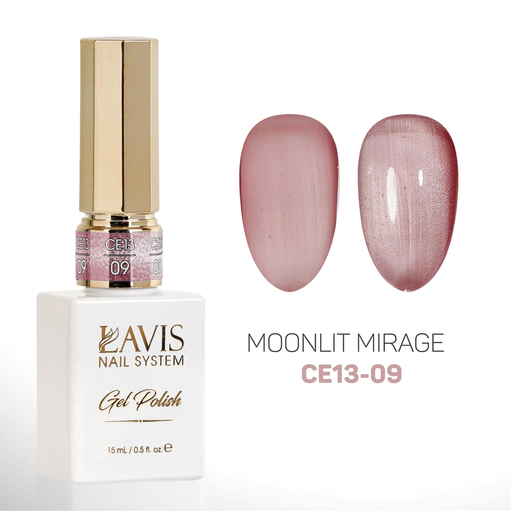 LAVIS Cat Eyes CE13 (Ver2) - 09 - Gel Polish 0.5 oz - Moonlit Mirage Collection
