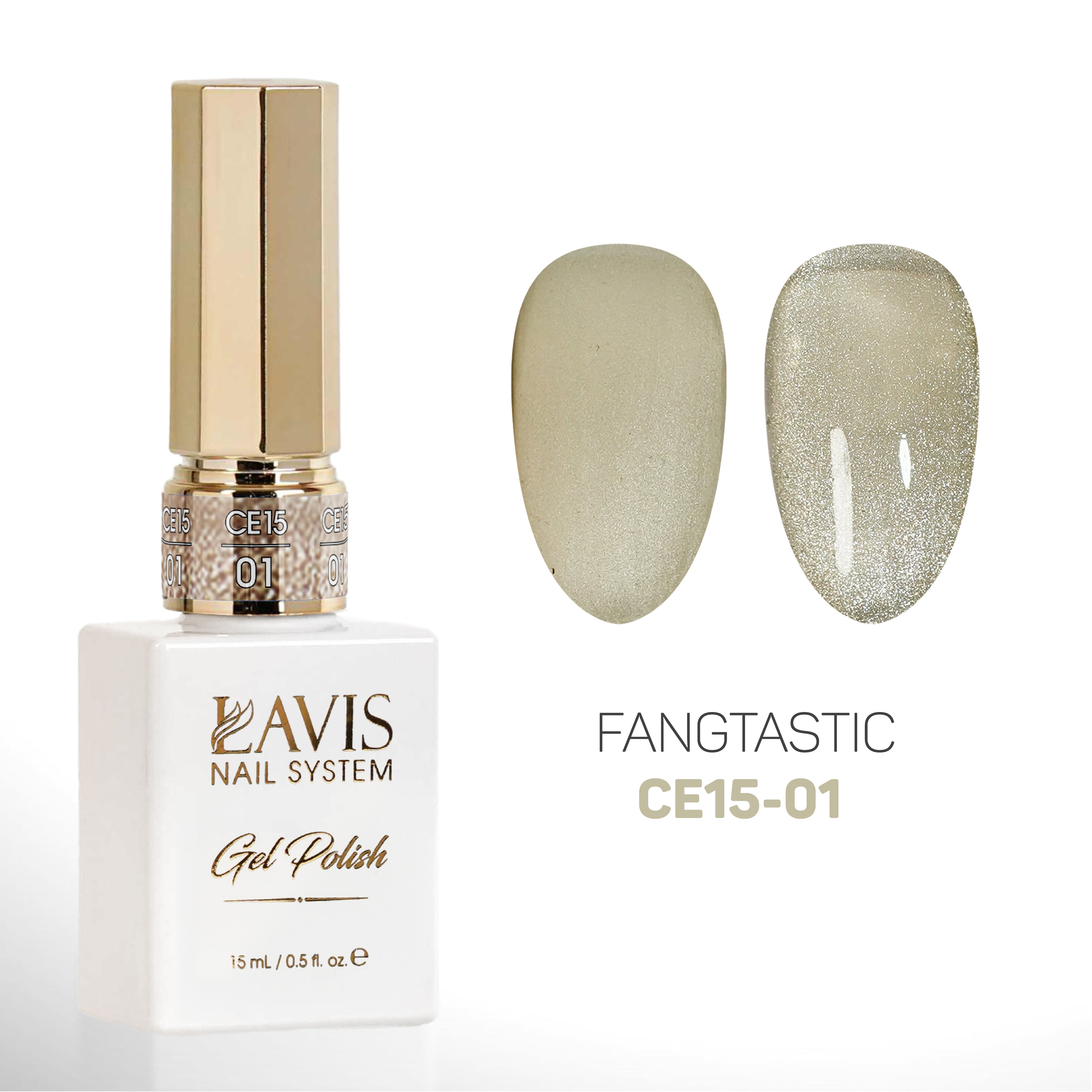 LAVIS Cat Eyes CE15 - 01 - Gel Polish 0.5 oz - Fangtastic Collection